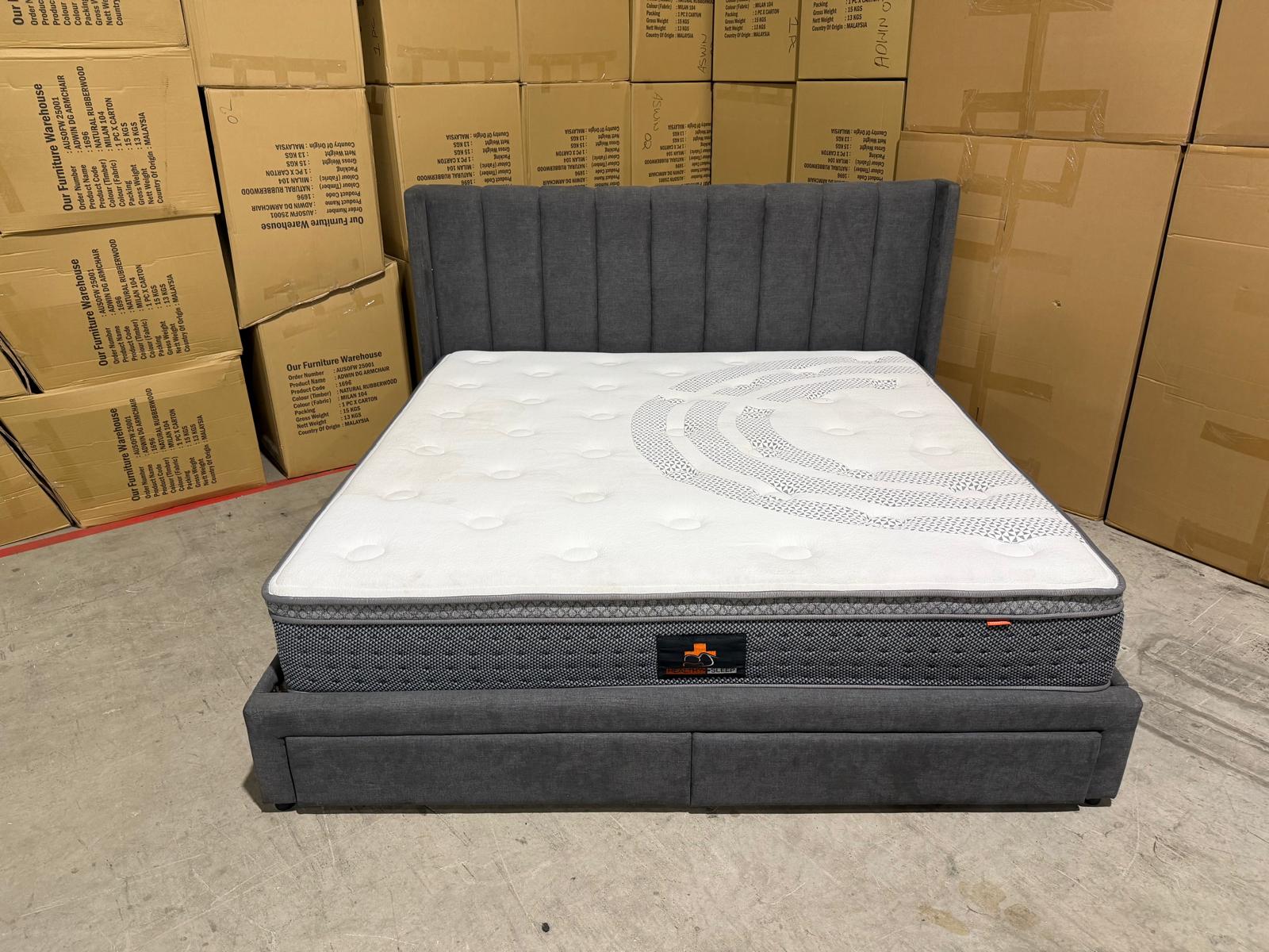 Portand Super King Bed & Mattress Package