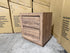 Manly frank bed side chest in rustic walnut