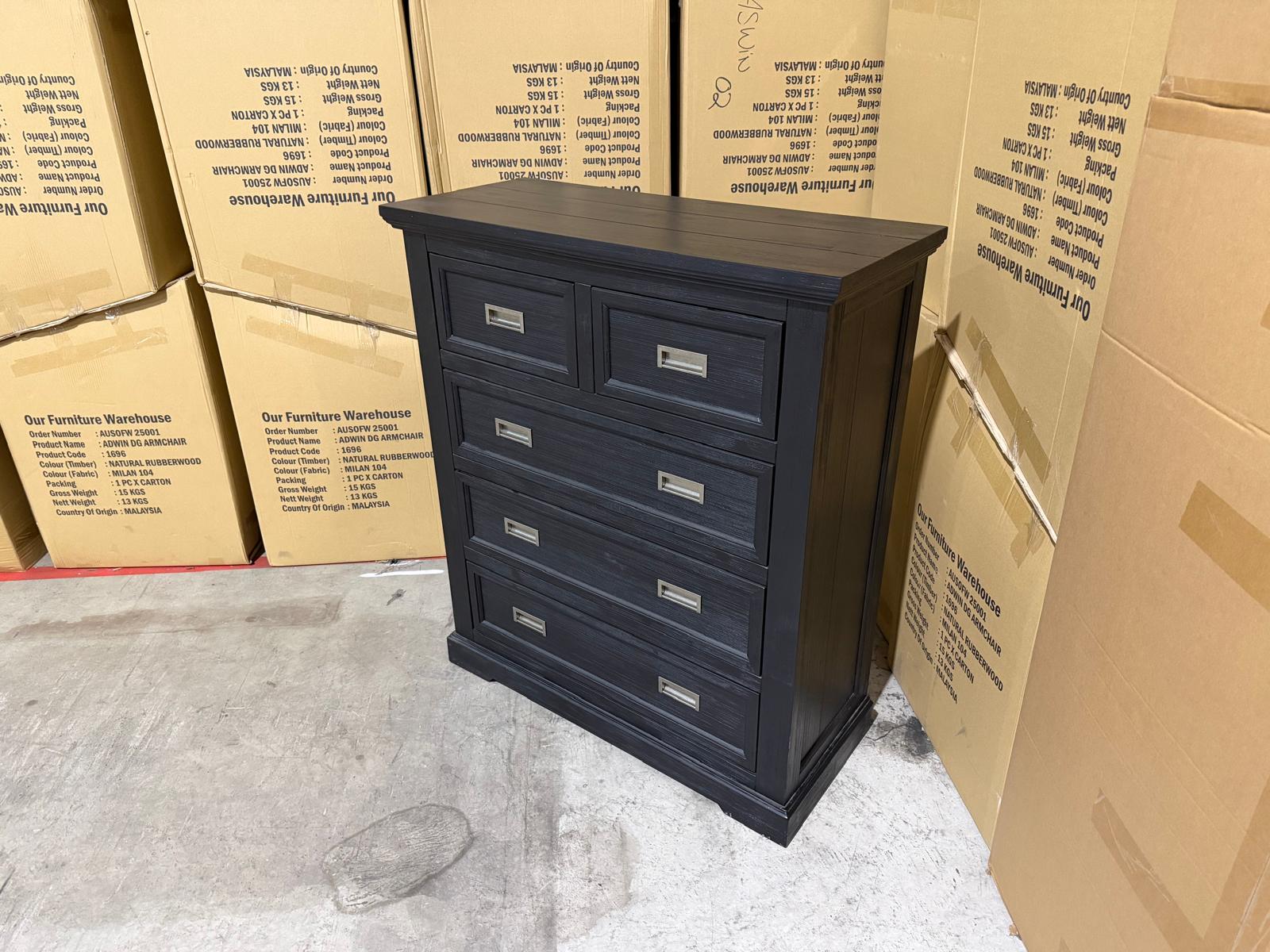 Calloway Tallboy in Black finish