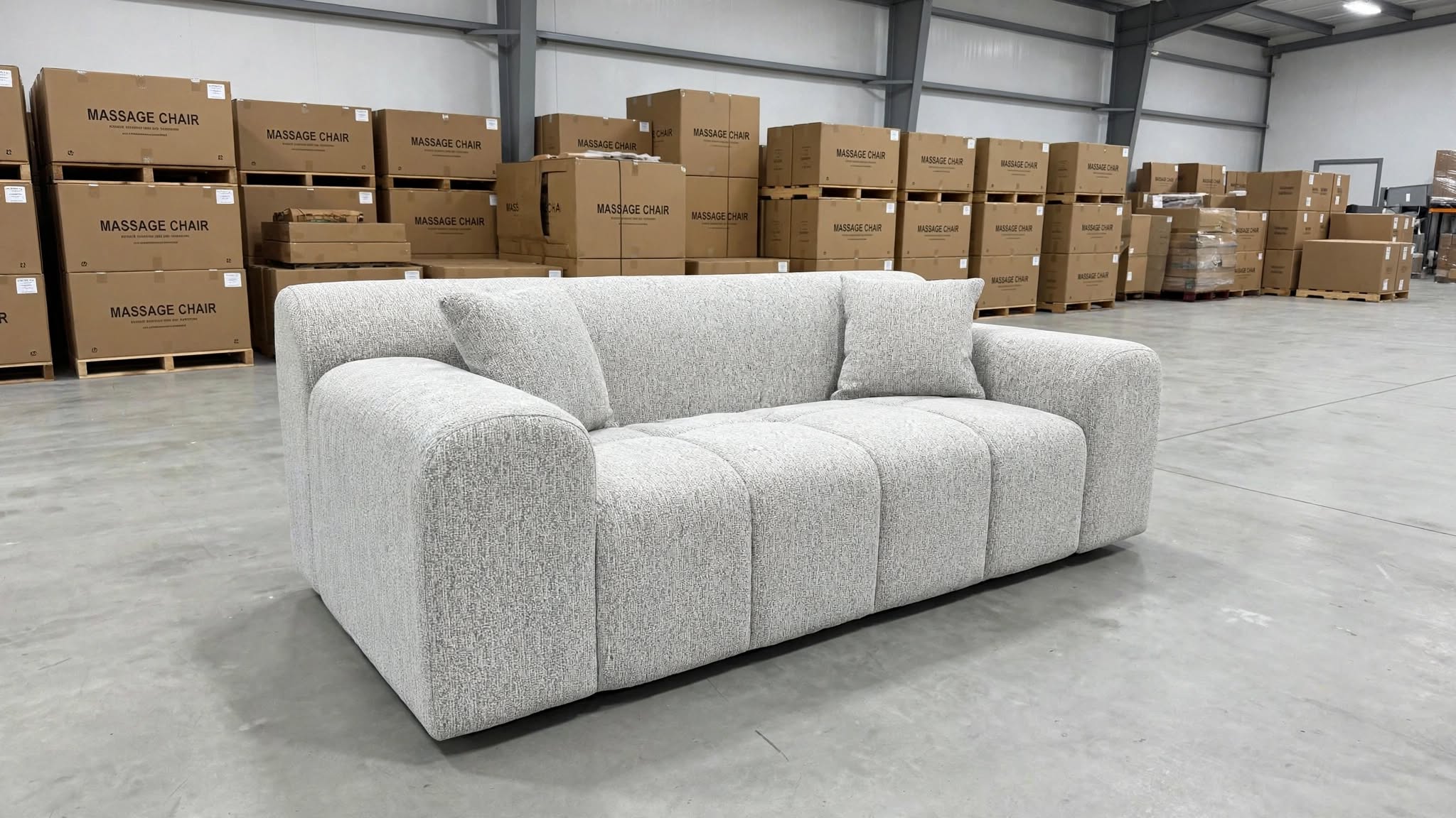 Bobbi 2 Seater Sofa In Grey