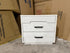 Atlanta bed side chest in grey wash finish