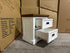Hamptons bedside chest two tone finish