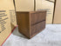 Flinders bed side chest in pecan finish