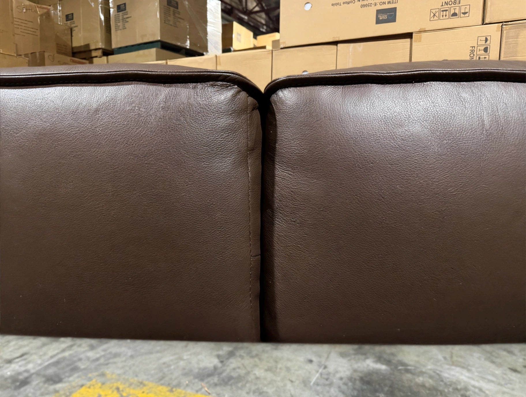 Sapphire 3 Seater Sofa In Brown Leather
