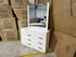 Atlanta dressing table inc mirros in grey wash finish
