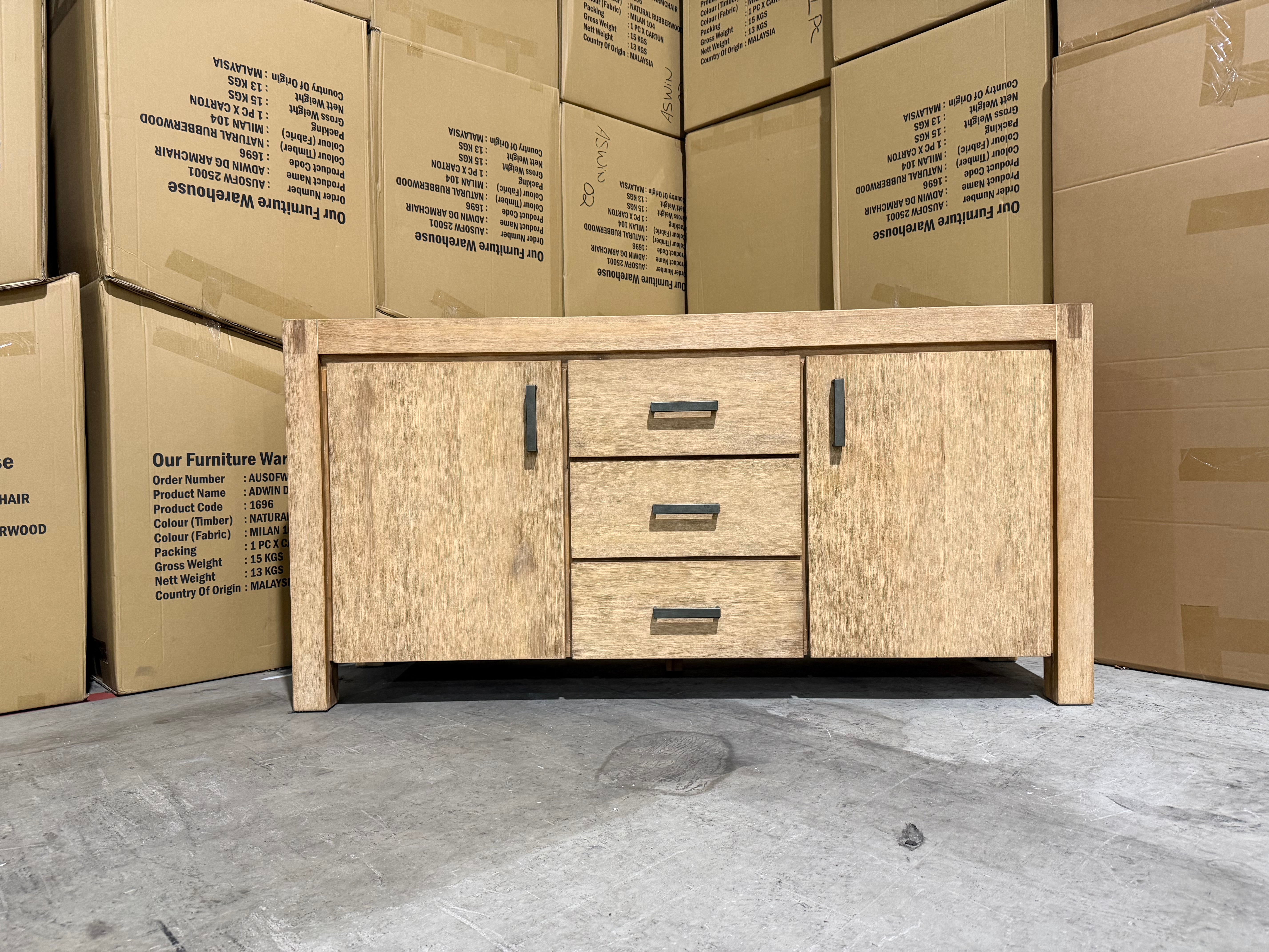 Crystal brook 1620 buffet in acacia timber
