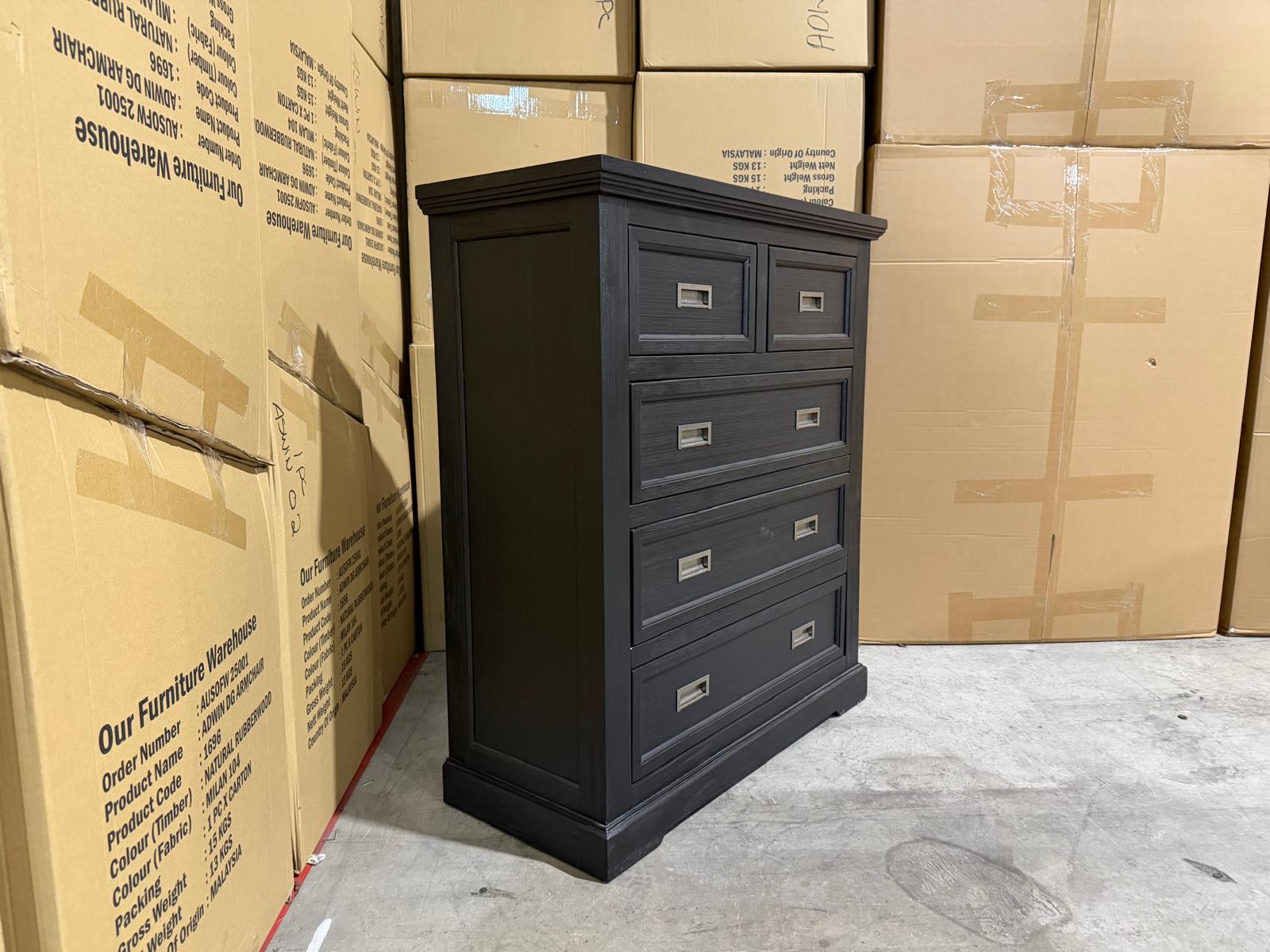 Calloway Tallboy in Black finish