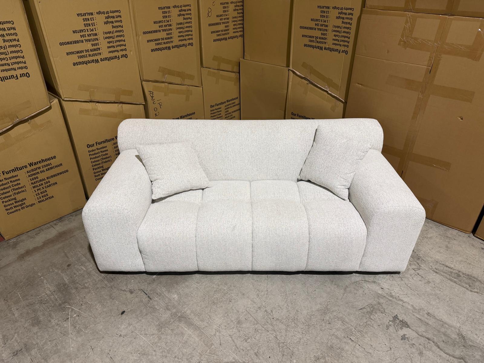 Bobbi 2 seater sofa Lounge In Natural