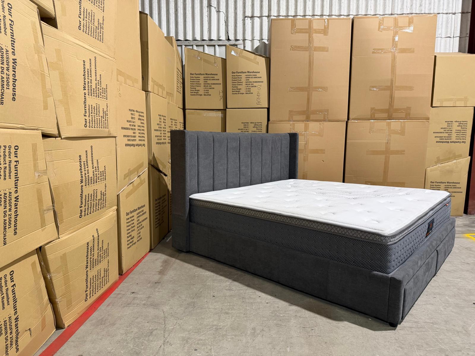 Portand Super King Bed & Mattress Package
