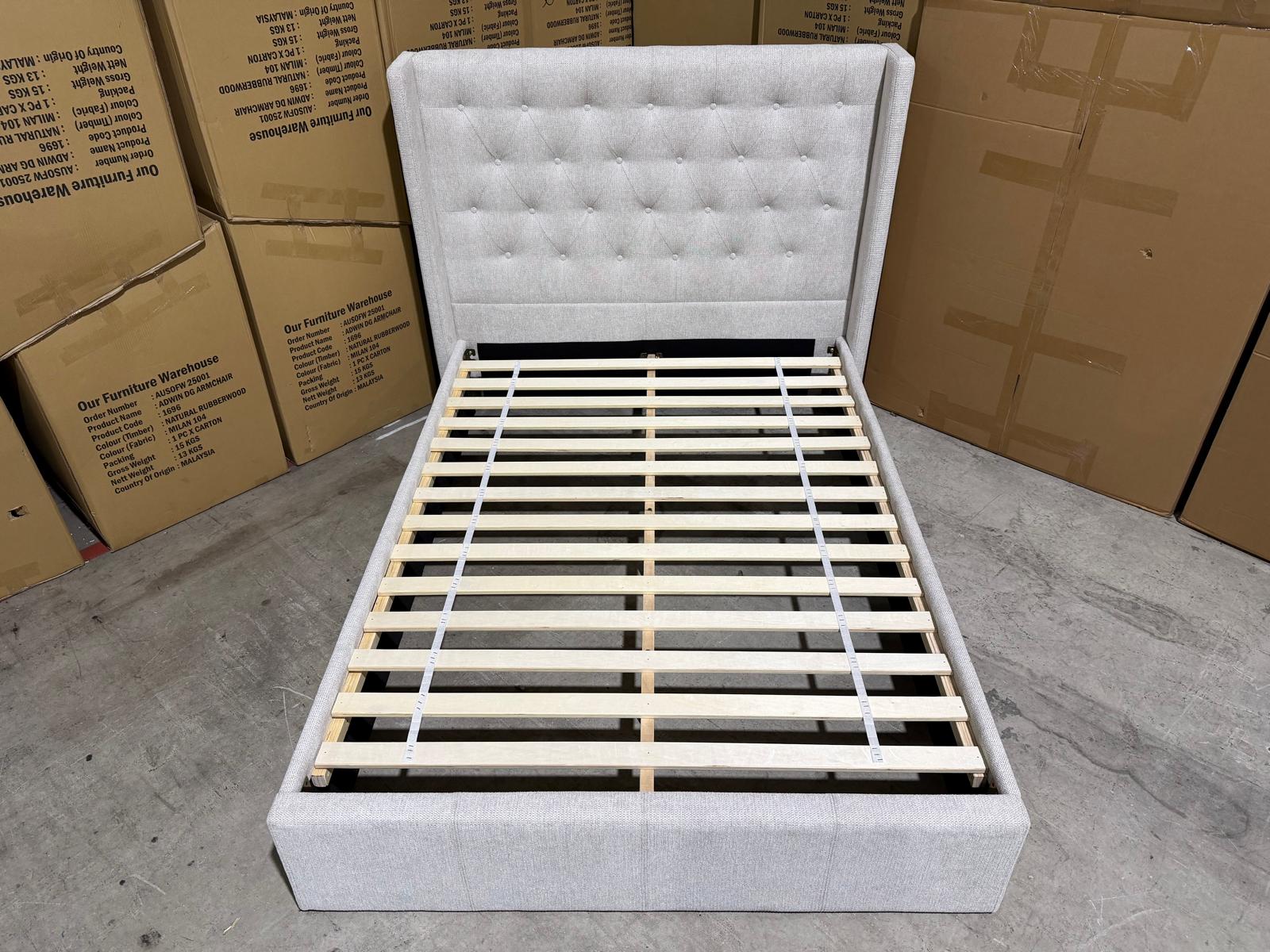 Memphis Double Bed in share 111 natural
