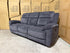 Pilot 3 seater with ELECTRIC Recliners Dark Grey