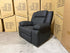 Kenso Single Recliner With Dual Motion Recliner In Soft Rhino Black