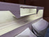 Atlanta King size bed in grey wash finish lift up storage