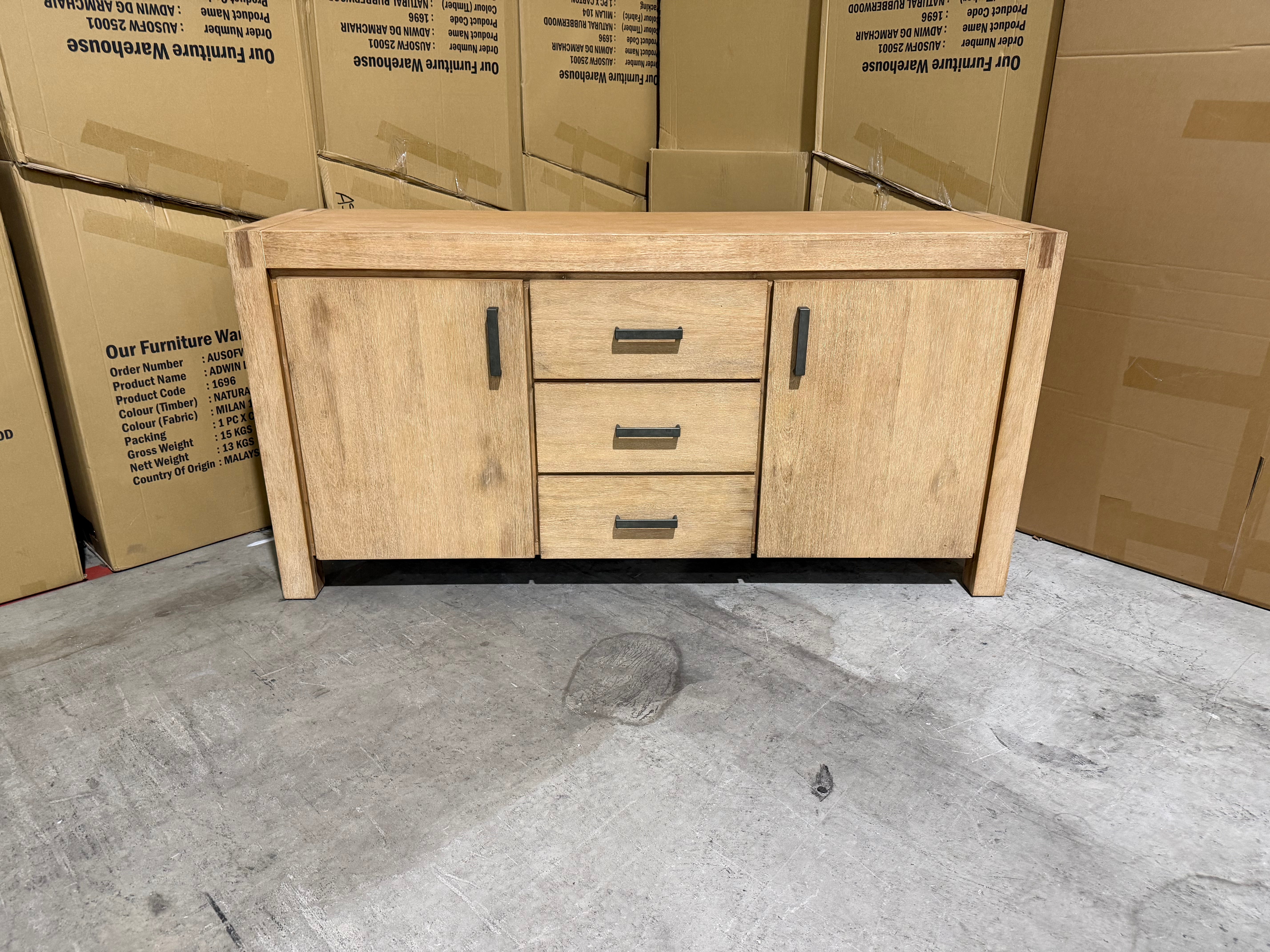 Crystal brook 1620 buffet in acacia timber