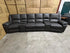 Bradford Home theatre lounge inc 4 electric recliners in nic 98 black 25106
