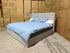 Memphis Super King Bed In Light Grey