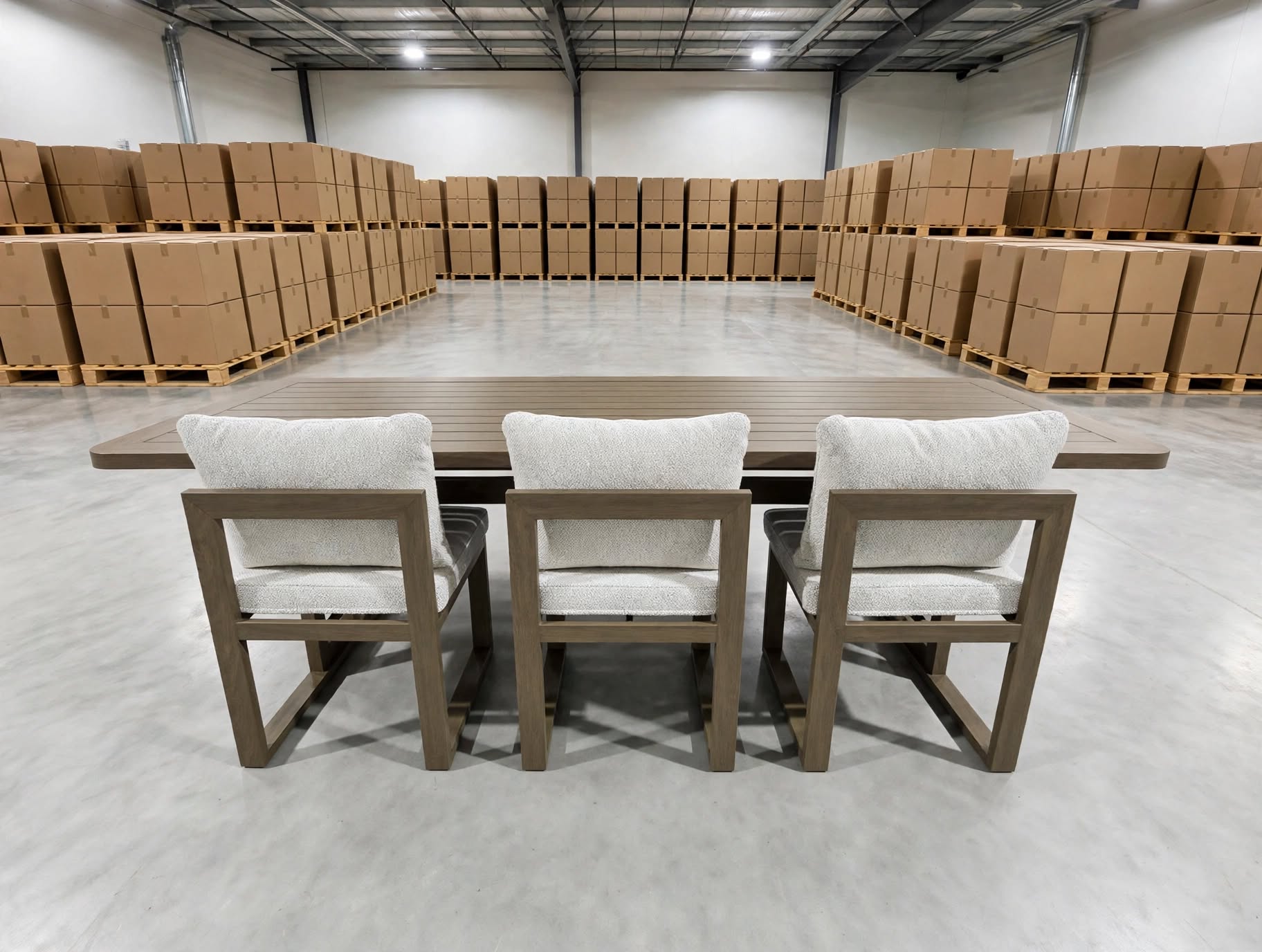 Trinidad 7 PCE Outdoor Setting 2 Metre Table with 6 Chairs