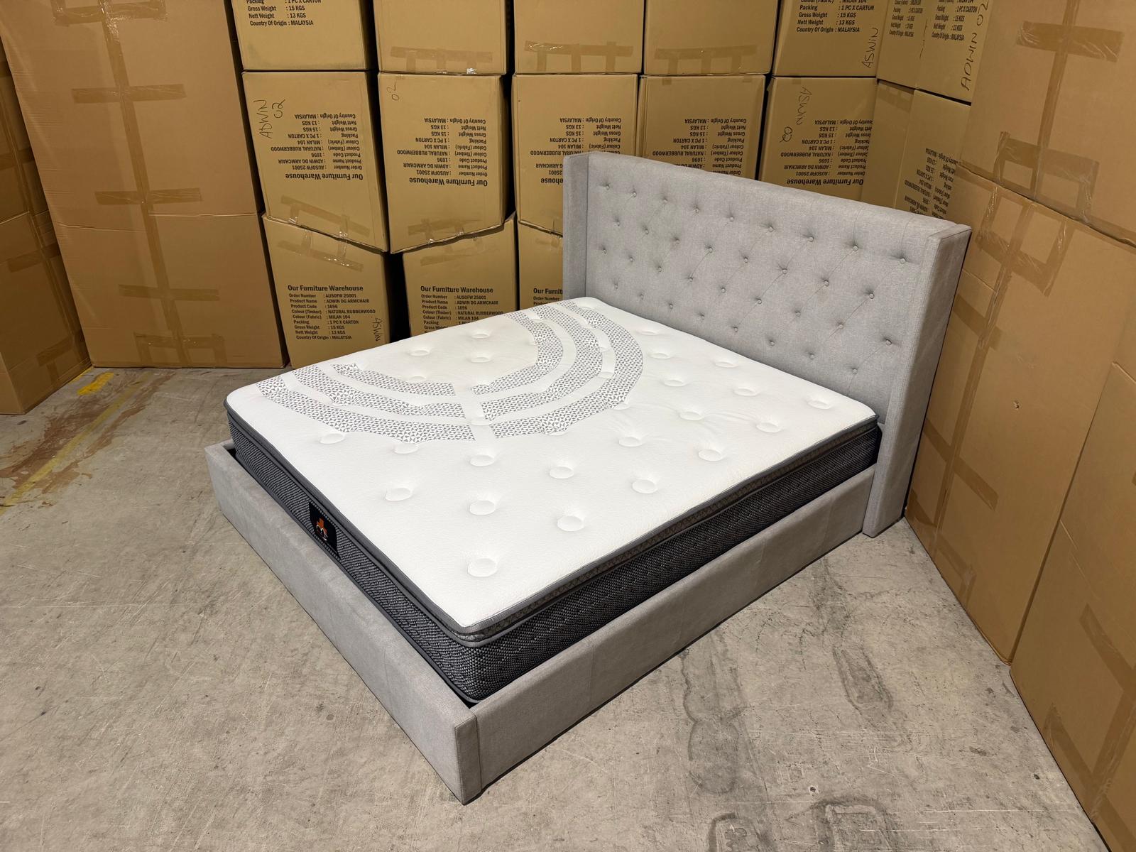 Memphis Super King Bed & Mattress Package