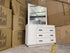 Atlanta dressing table inc mirros in grey wash finish