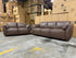Sapphire 3+2 Seater Lounge Package In Chocolate Brown