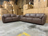 Sapphire 3+2 Seater Lounge Package In Chocolate Brown