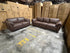Sapphire 3+2 Seater Lounge Package In Chocolate Brown