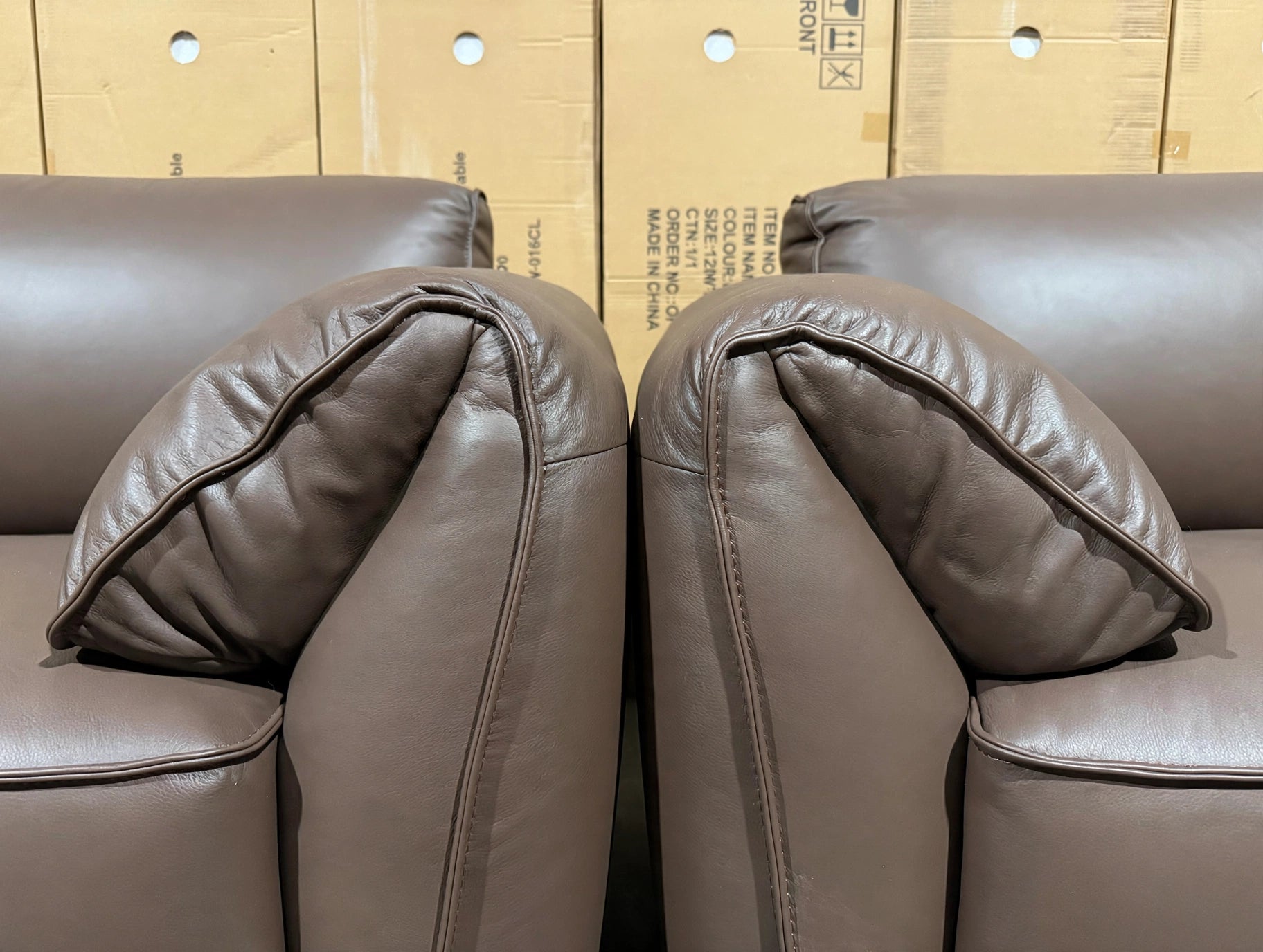 Sapphire 3+2 Seater Lounge Package In Chocolate Brown