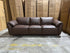 Sapphire 3 Seater Sofa In Brown Leather