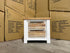 Springbrook Bed side chest with 2 draws driftwood/ white finish acacia timber