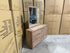 Manly Frank dressing table with mirror in rustic walnut