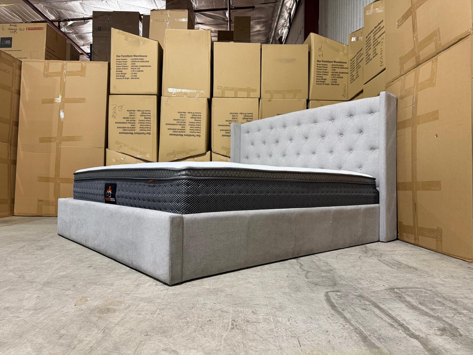 Memphis Super King Bed & Mattress Package