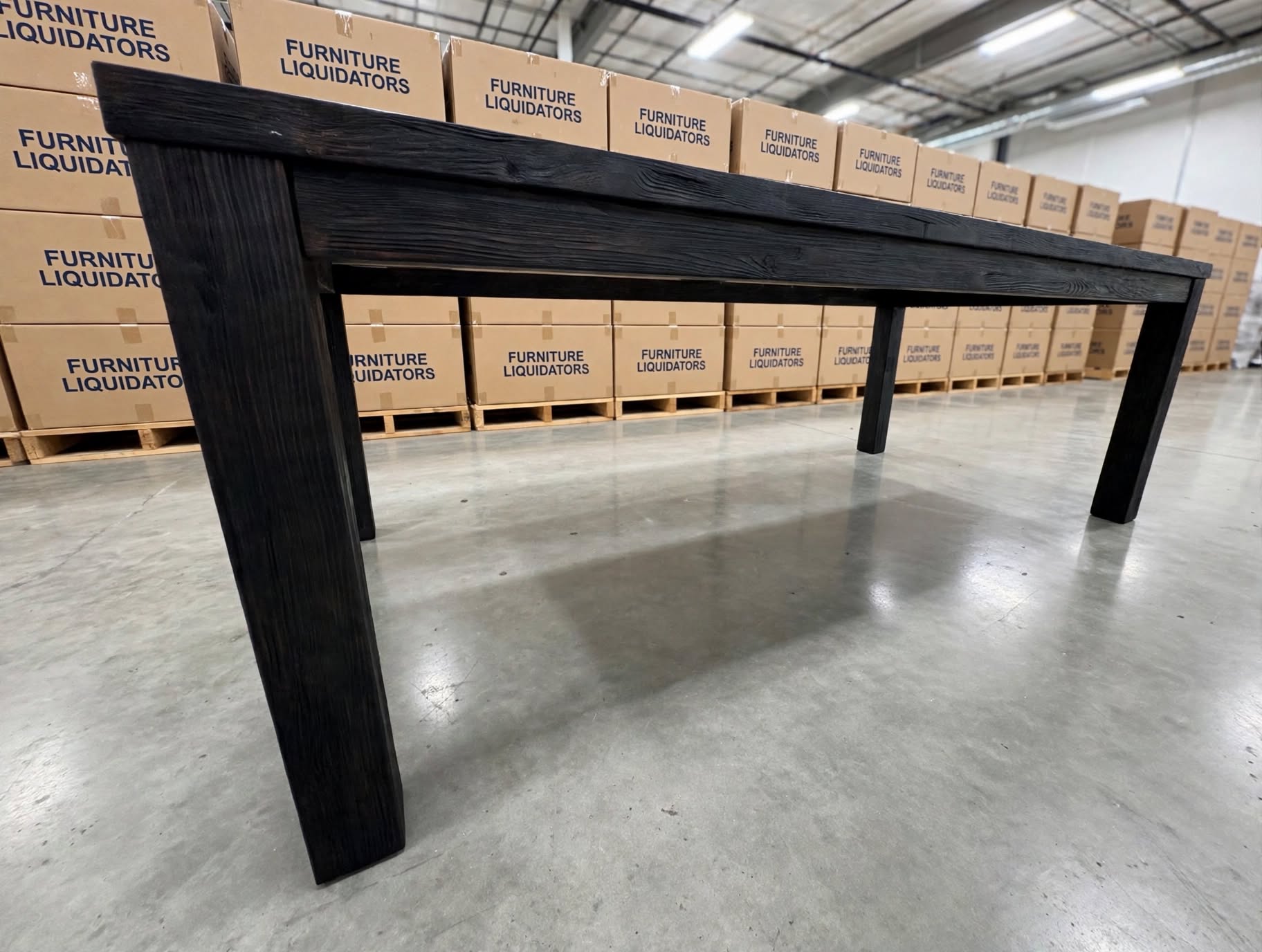 Dark Night 2250 dining table in black prd1003