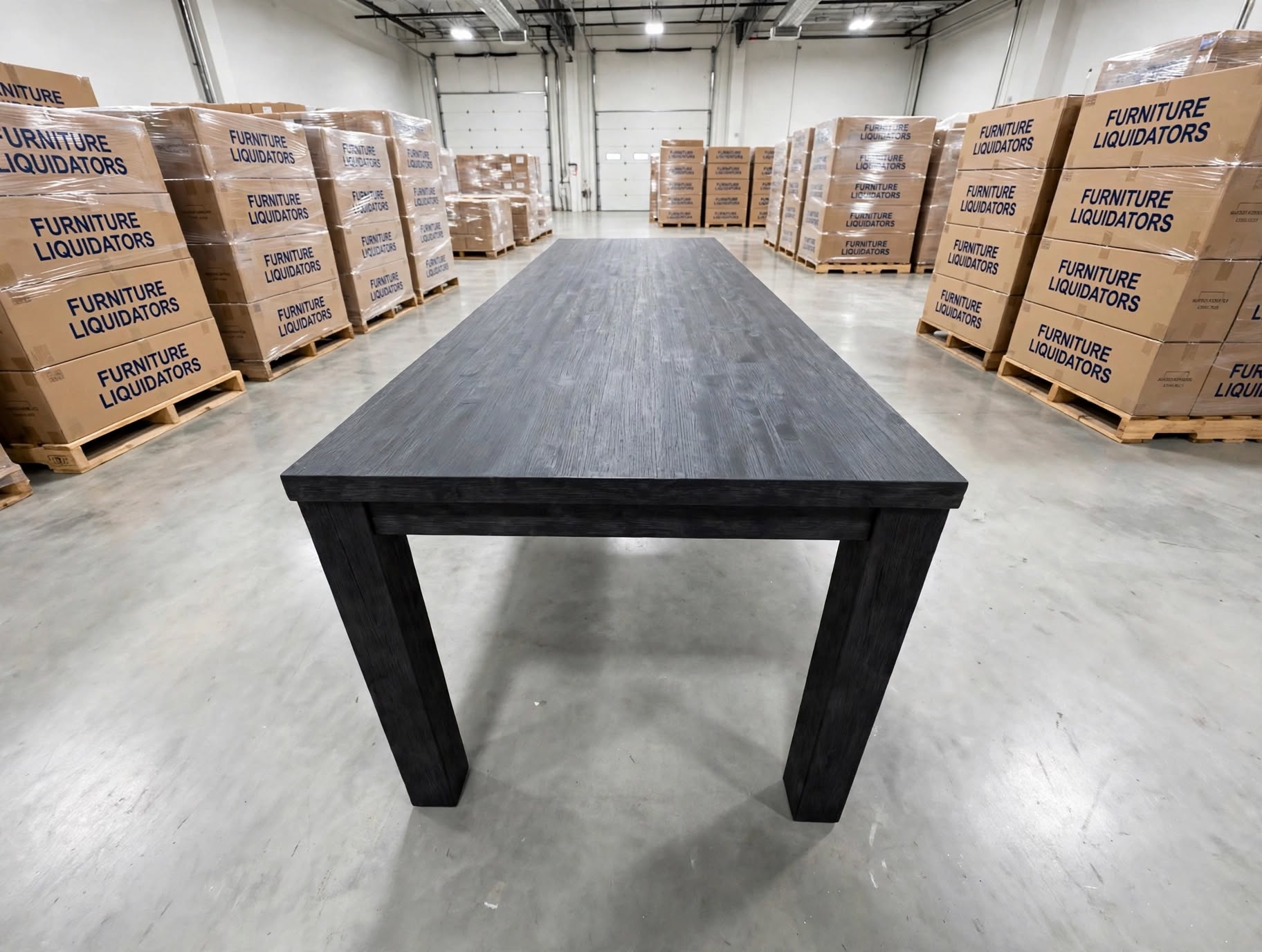 Dark Night 2250 dining table in black prd1003