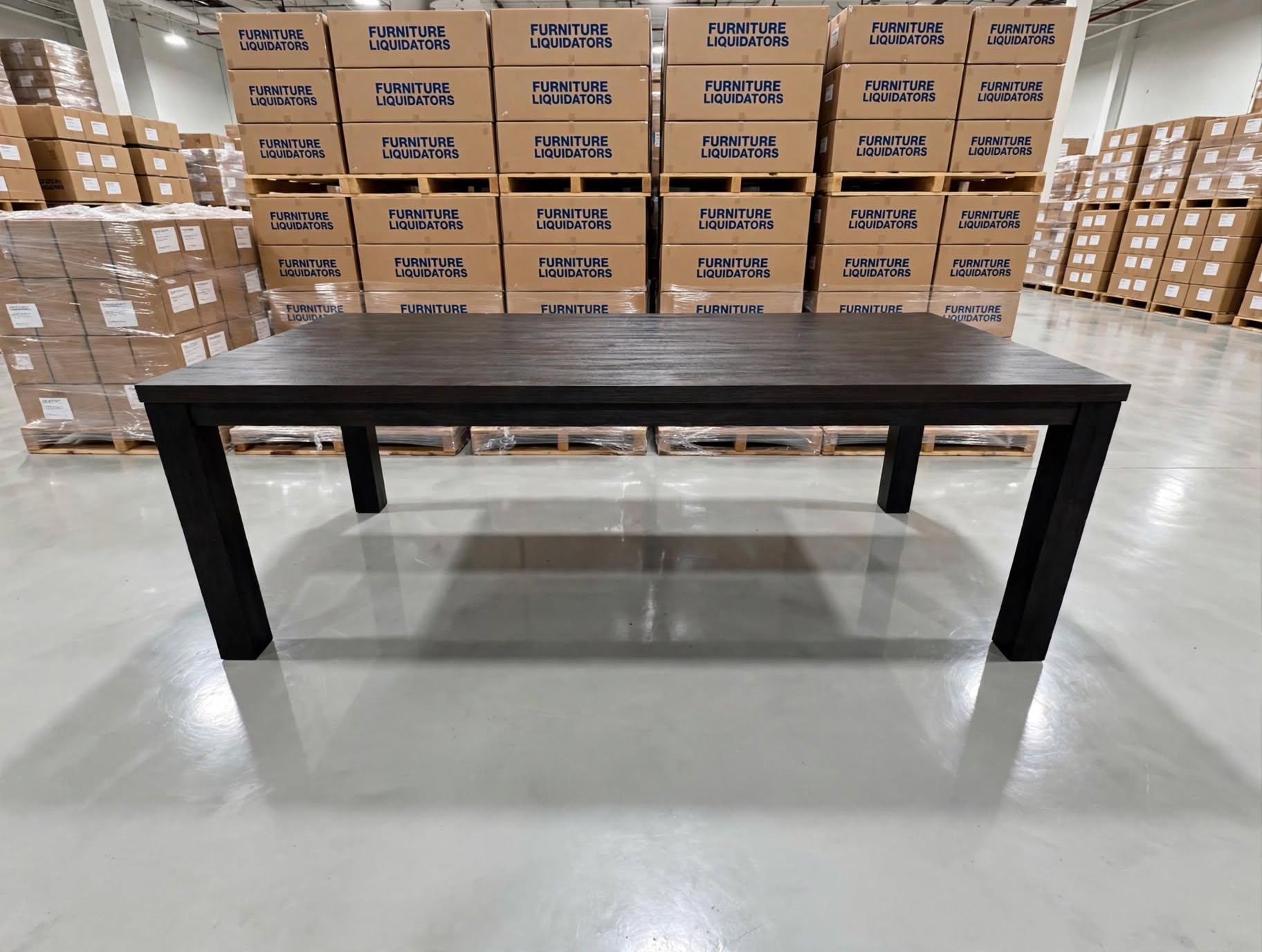 Dark Night 2250 dining table in black prd1003