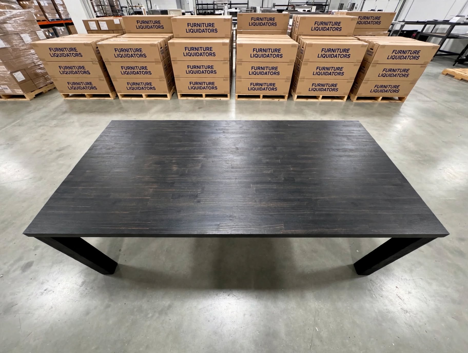 Dark Night 2250 dining table in black prd1003
