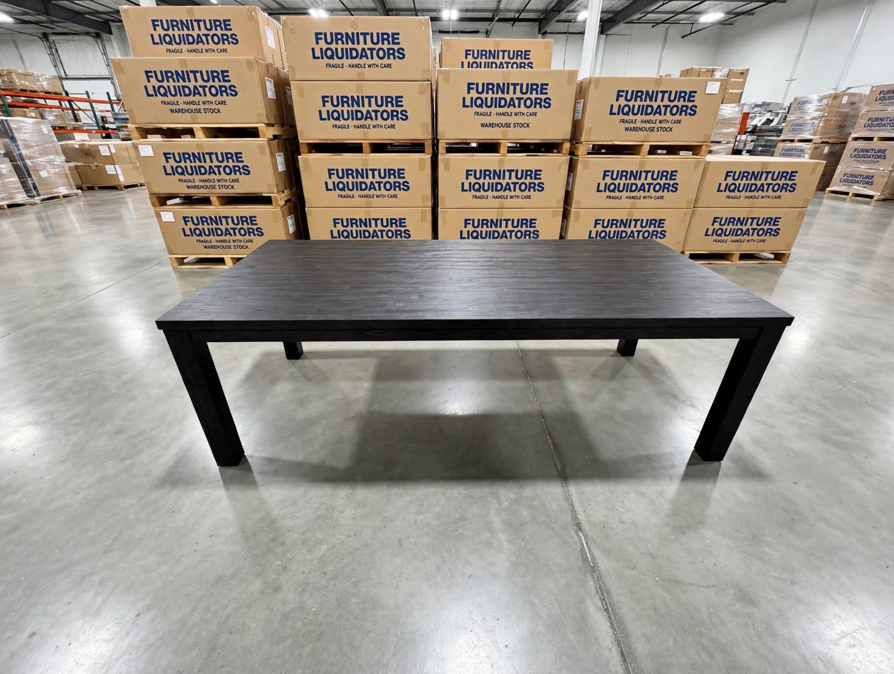 Dark Night 2250 dining table in black prd1003