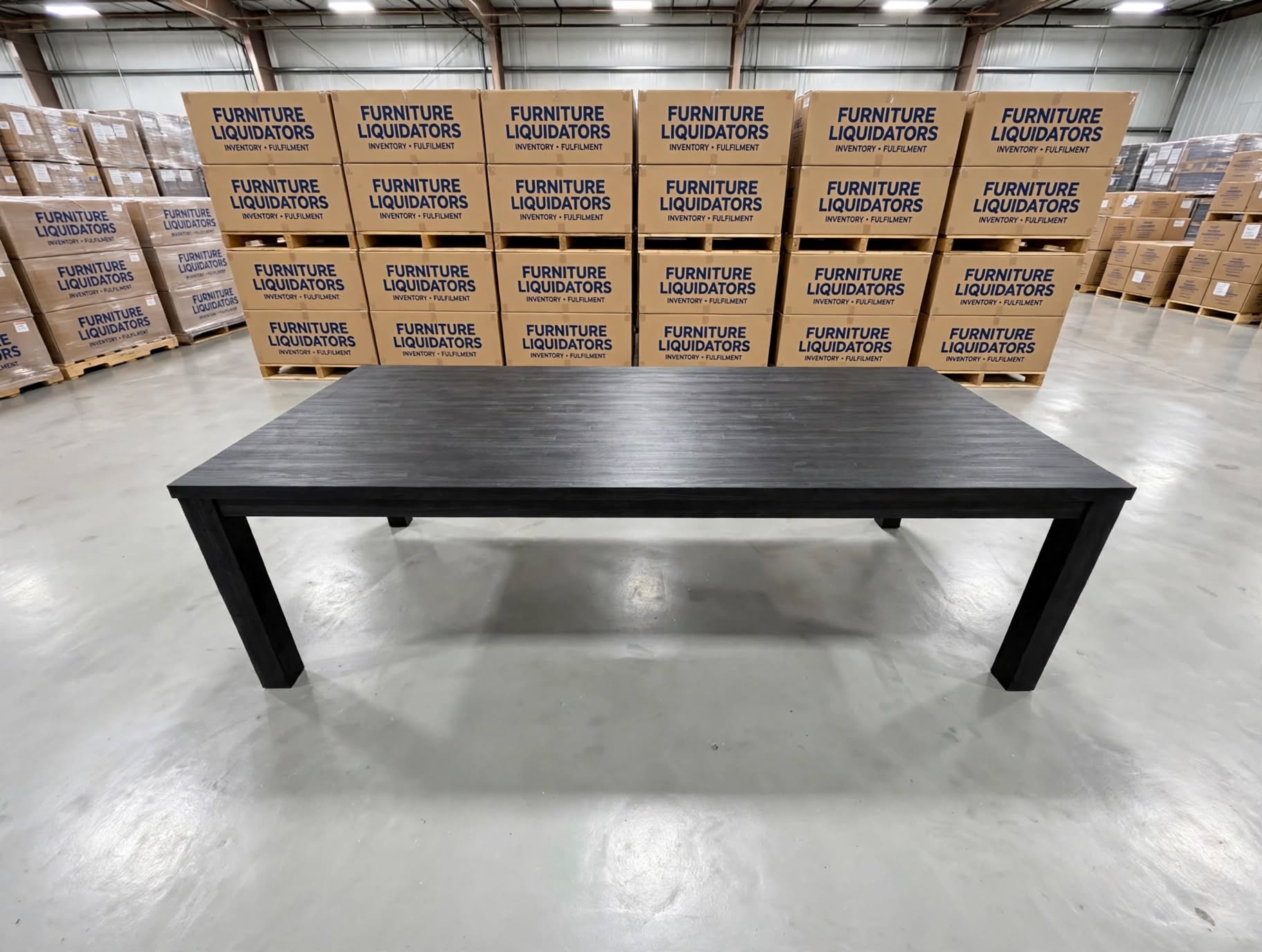 Dark Night 2250 dining table in black prd1003