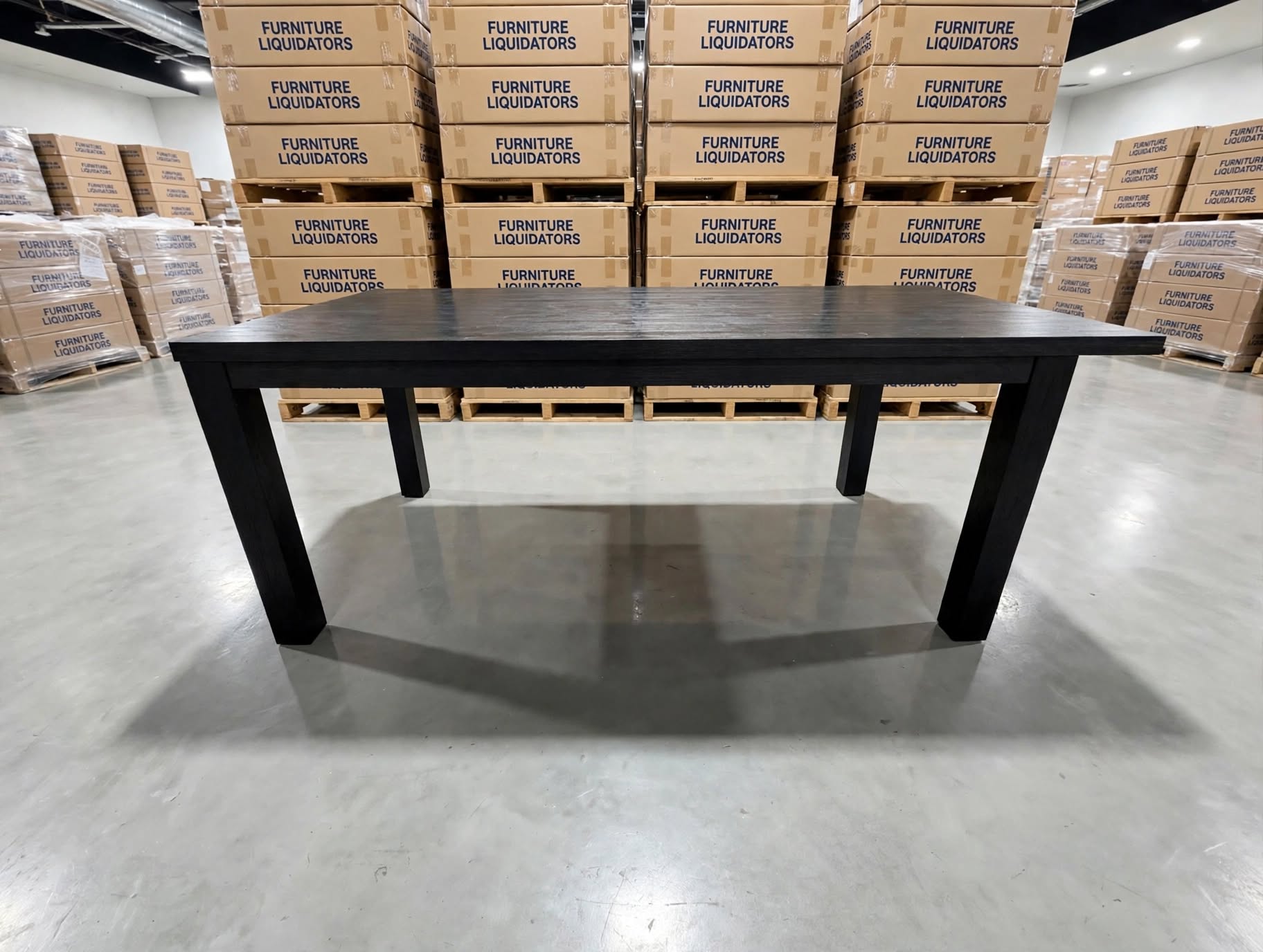 Dark Night 2250 dining table in black prd1003