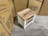 Springbrook Bed side chest with 2 draws driftwood/ white finish acacia timber