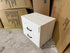 Atlanta bed side chest in grey wash finish