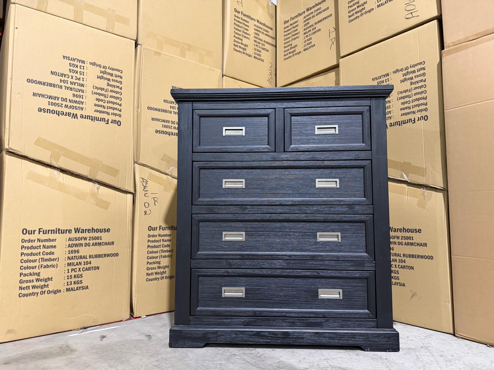 Calloway Tallboy in Black finish