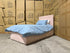 Stuart Single bed in Blush Pink