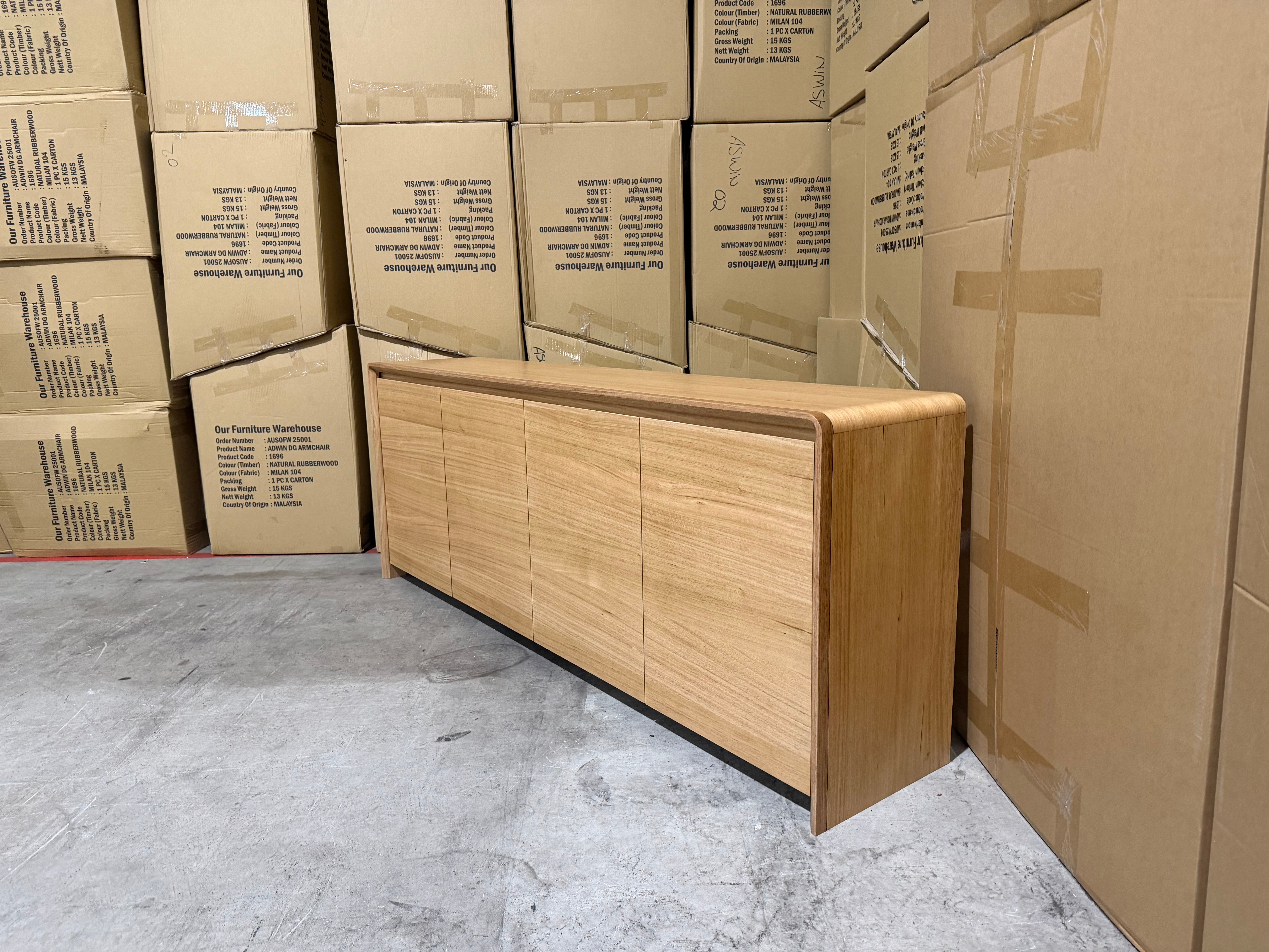 Mitcham Buffet in natural Tassie Oak Dining Range