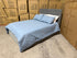 Stuart Double Bed in Light Grey