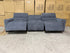Watford Oversize 3 seater Lounge with electric recliners Licorice