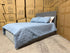 Stuart Double Bed in Light Grey