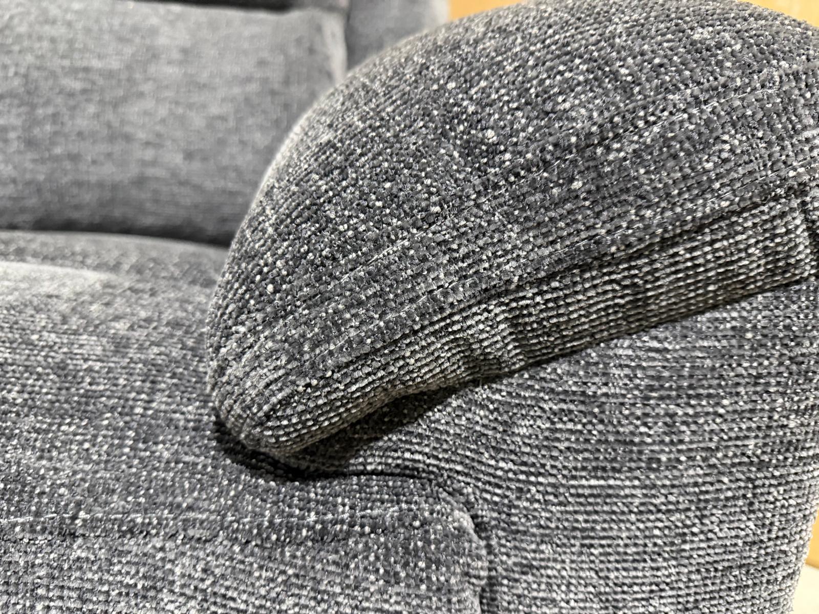 Pilot 3 seater with ELECTRIC Recliners Dark Grey
