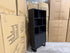 Eclipse Bookcase Matt black finish oak timber