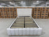 Taya Queen Size Upholstered Bed With Gas Lift in Share Natural