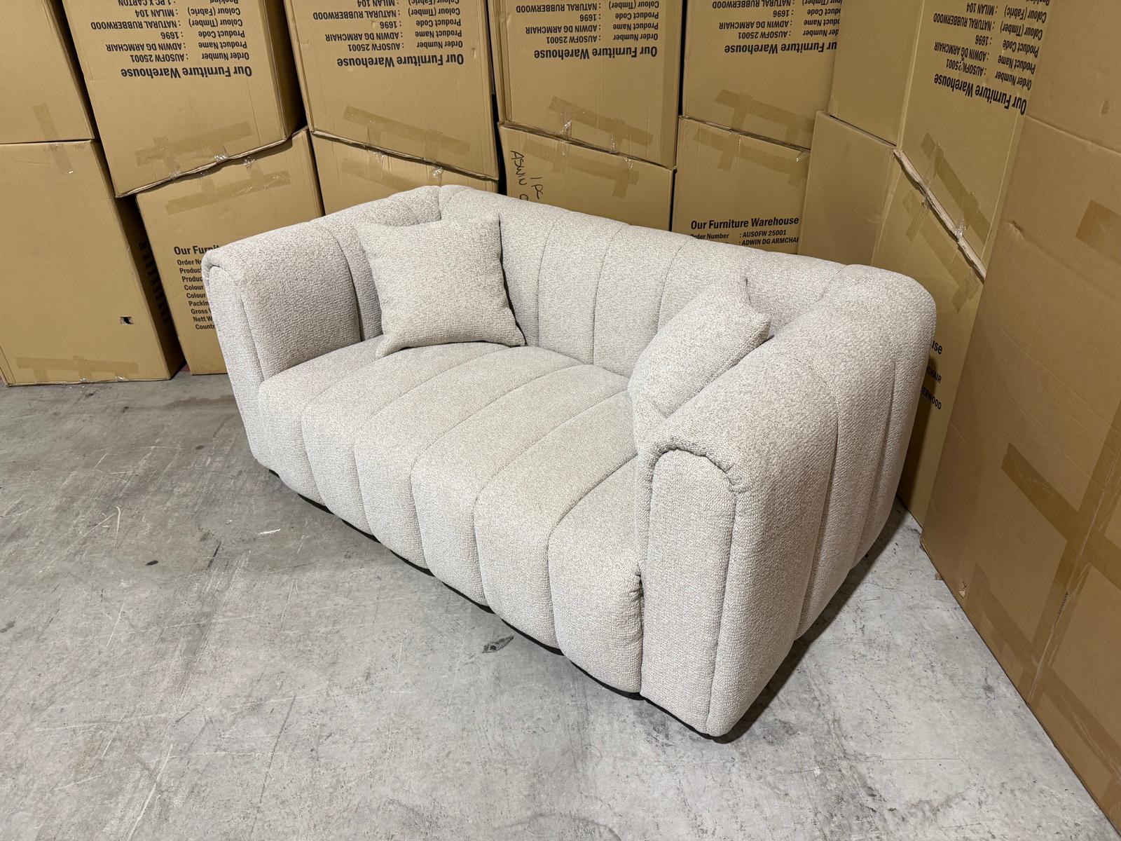 Estella 2 Seater Sofa With Scatter Cushions